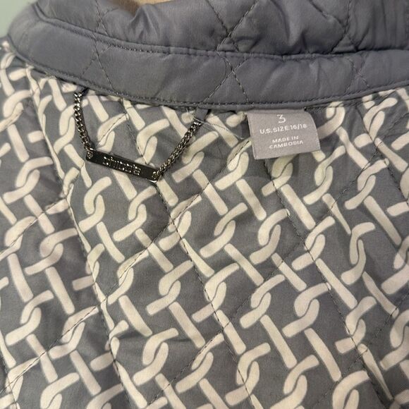 Chicos quilted coat Size 16/18 Chicos 3 - Picture 7 of 9